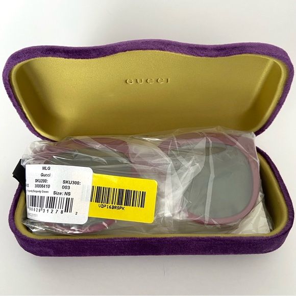 New! Authentic! Gucci Square Cat Eye Sunglasses - Picture 14 of 14